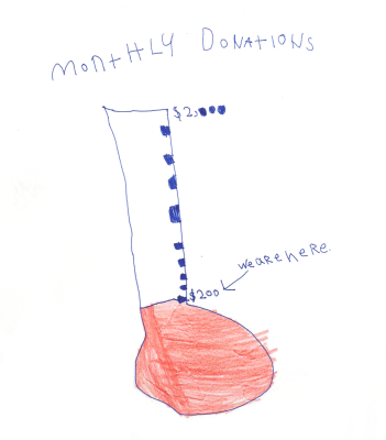 Monthly Donation Graphic